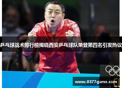 乒乓球战术排行榜揭晓西安乒乓球队荣登第四名引发热议